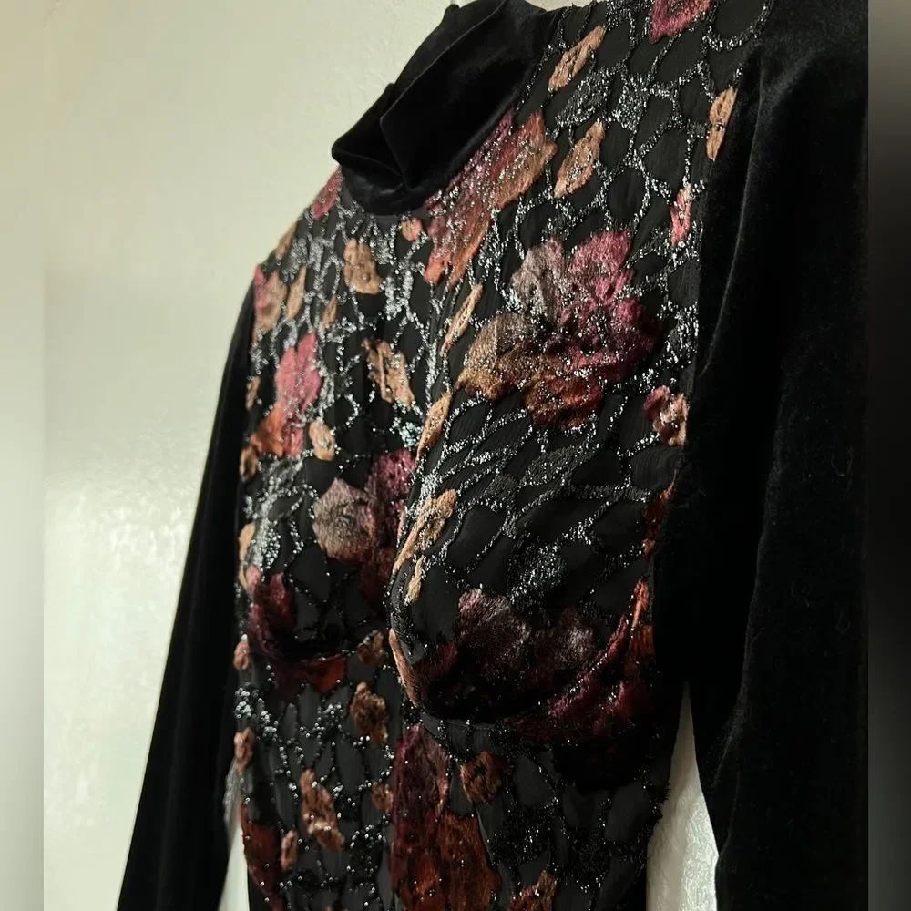 New Vintage La Perla black velvet bodysuit - Picture 4 of 11